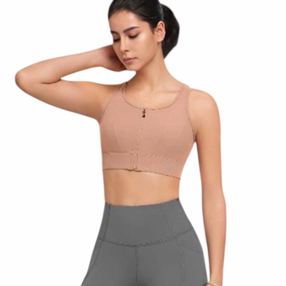 THIRDLOVE Women’s Nude High Impact Sports Bra Size 38E